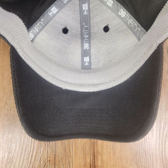 Golden State Warriors New Era 39thirty Fitted Sz M/L Hat Cap Black Gray NBA Team - Picture 8 of 11